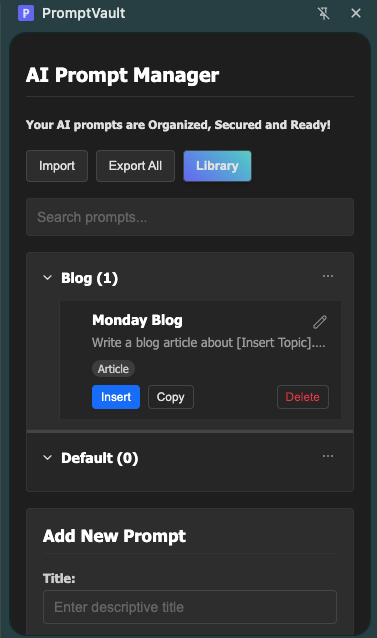 Prompt_ai_vault_extension_screen_shot
